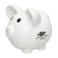 Big White Ceramic Piggy Bank